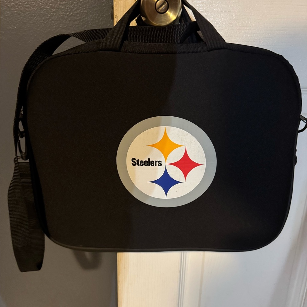 Steelers Black Laptop Bag